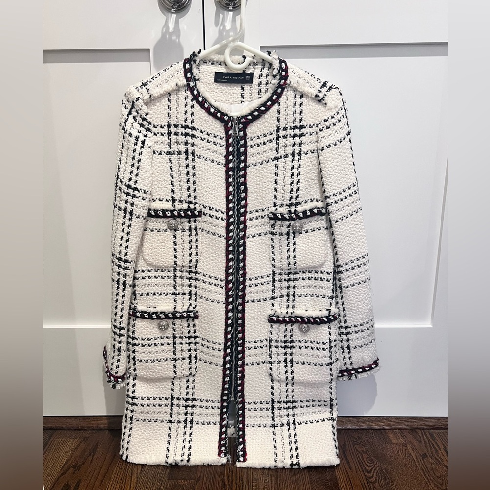 Zara Tweed Womens Coat